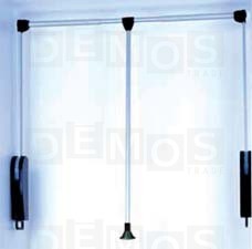 Šatní tyč sklopná